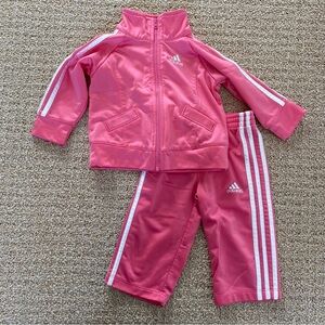 Adidas Baby Tracksuit (Pink)